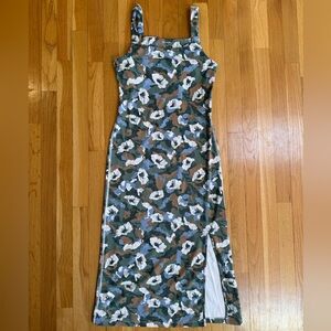 Anthropologie Daily Practice Square Neck Midi Dredd